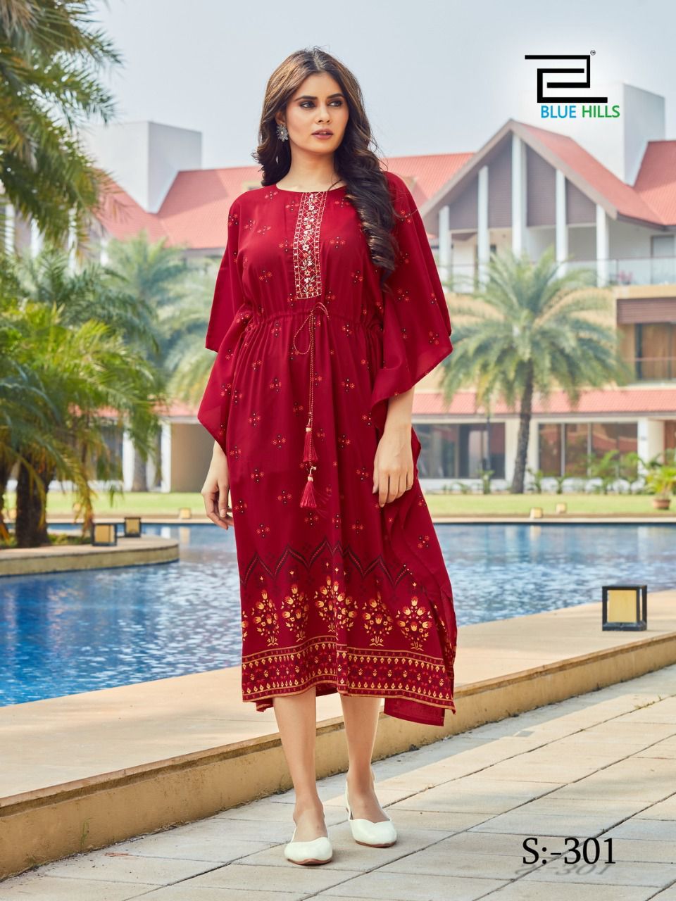 Blue Hills Stare 3 Designer Party Wear Fancy Kaftan Style Kurti Collection